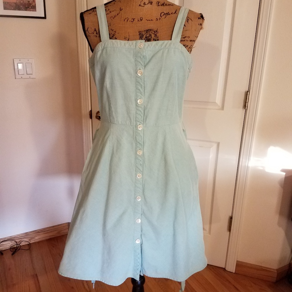 Lands' End Canvas Shirt Dress
